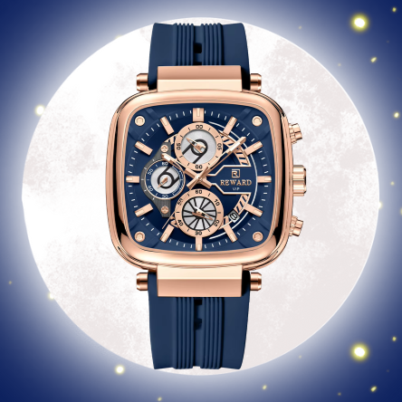Stylish Men’s Sport Watch ⌚ Square Dial Quartz | Waterproof Silicone Strap Wristwatch